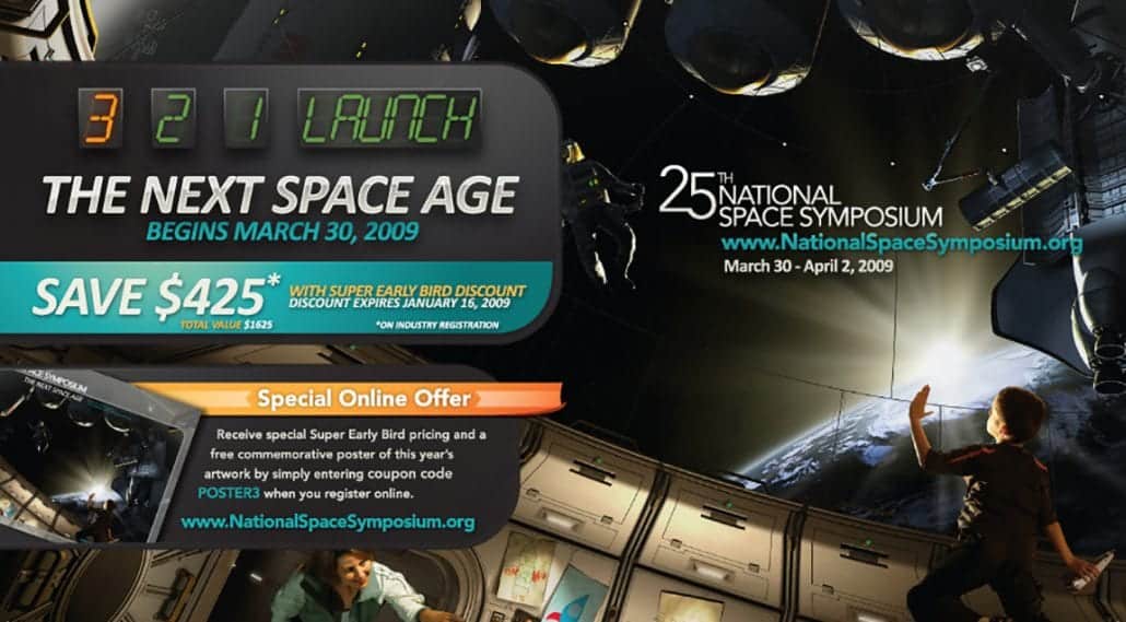 WOW Factor Digital Marketing Agency - 25th National Space Symposium - DIRECT MAIL